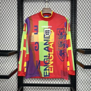 MAILLOT ANGLETERRE DOMICILE 1995/1996 VERSION MANCHES LONGUES