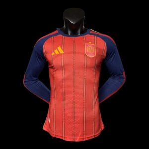 Espagne Maillot Manches Longues Domicile CDM 26 – Version Player