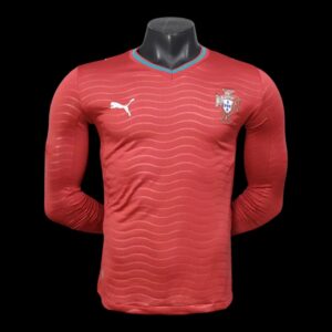 Portugal Maillot Domicile Manches Longues CDM 26 – Version Player